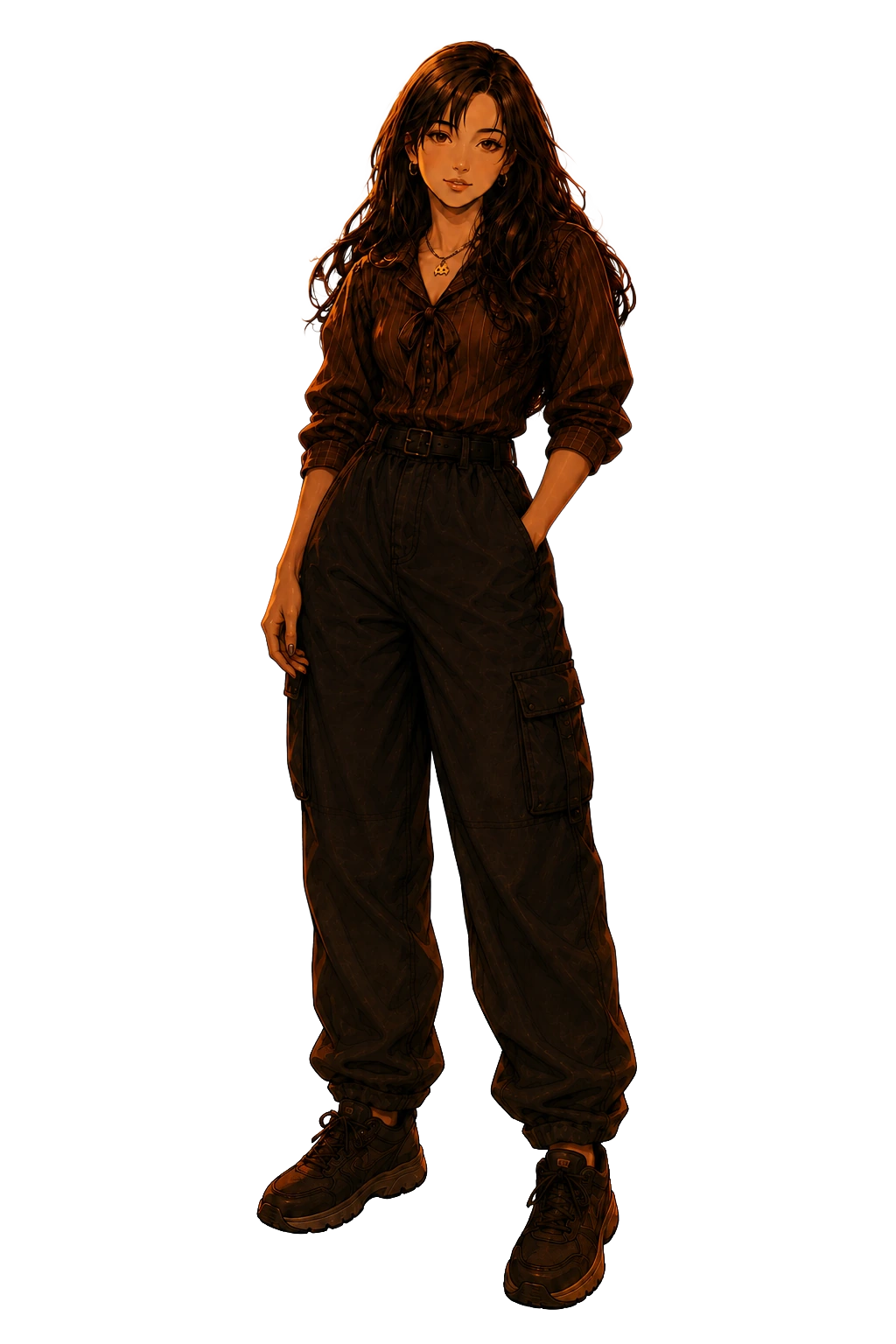 レバーレスコントローラーを持つTKGS GARAGEの女性キャラクター